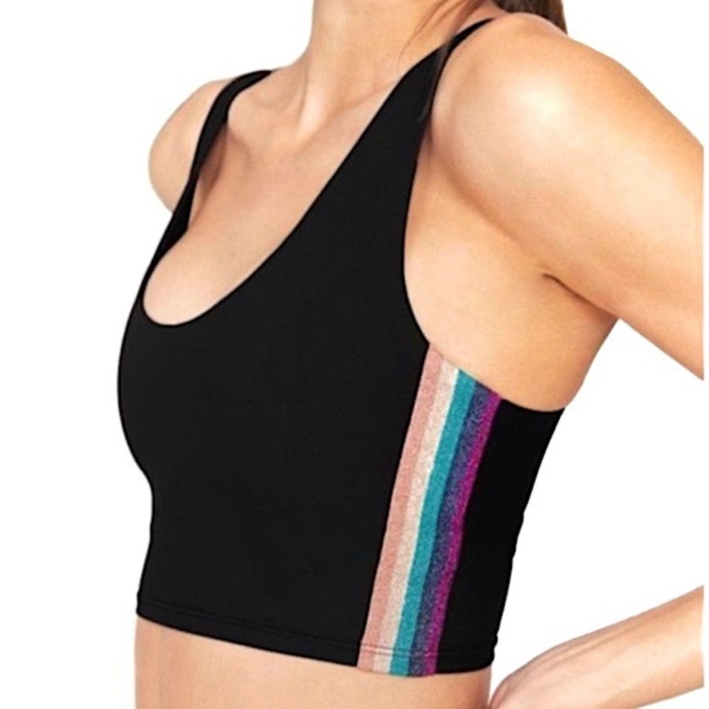 Spiritual Gangster Black Sparkle Shakti Yoga Brami Brand New with Tags NWT